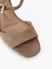 Carvela Brown Sadie Wedge Sandals - Image 3 of 4