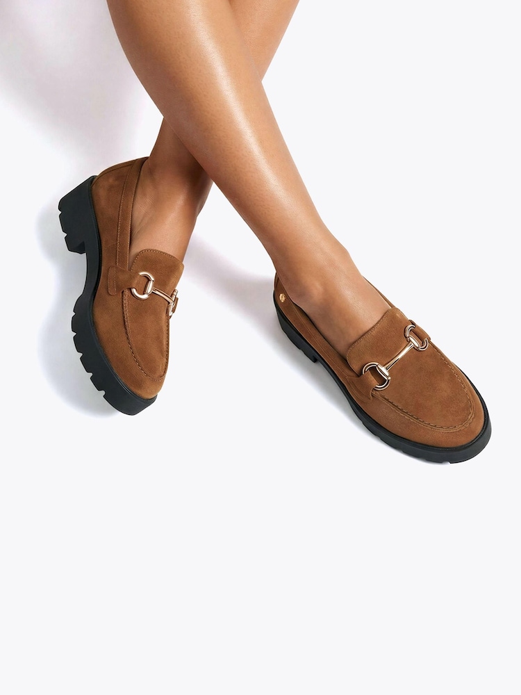 Carvela Brown Snap Chunky Sandals - Image 1 of 5