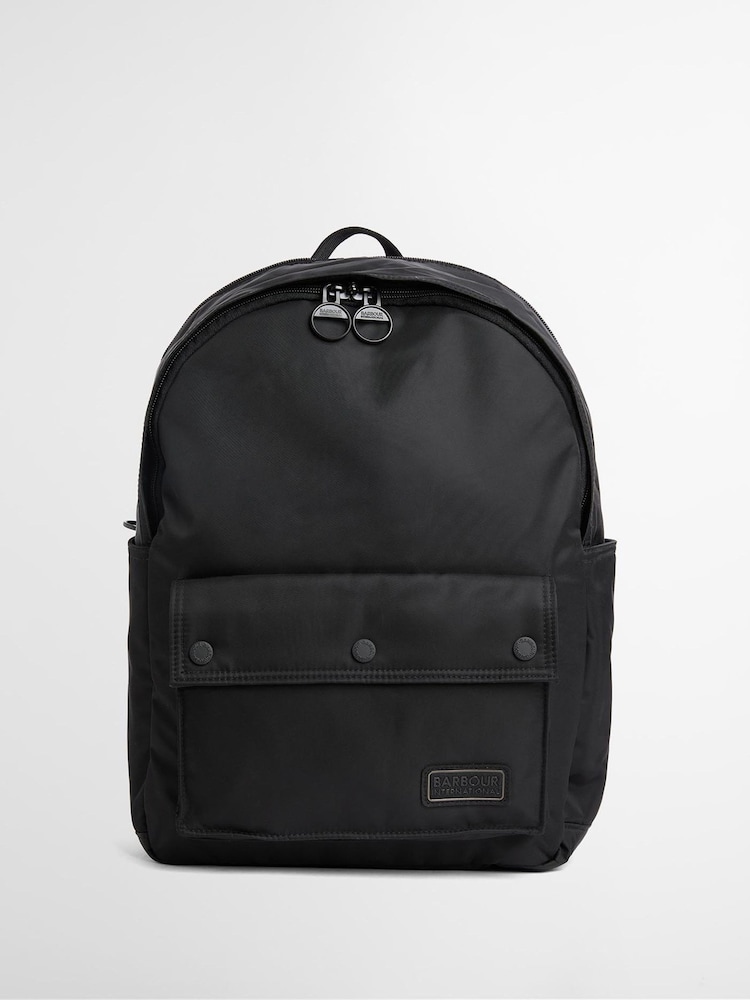 Barbour® International Black Daleson Backpack - Image 2 of 5