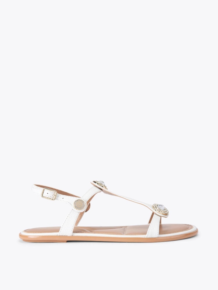 Carvela White Amalia Sandals - Image 1 of 4