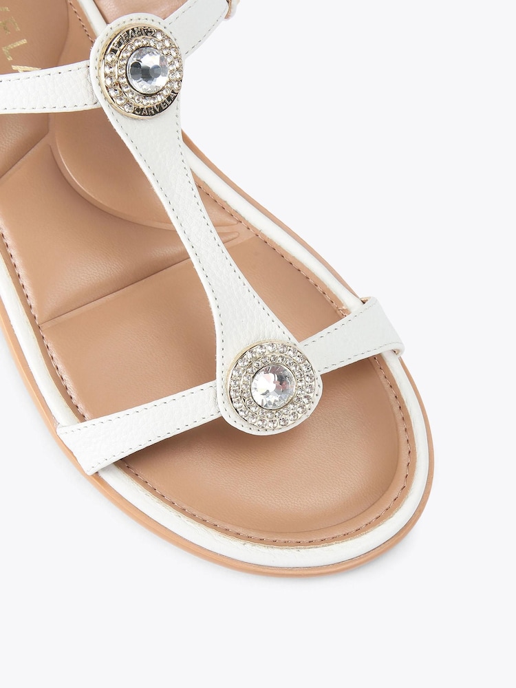Carvela White Amalia Sandals - Image 4 of 4
