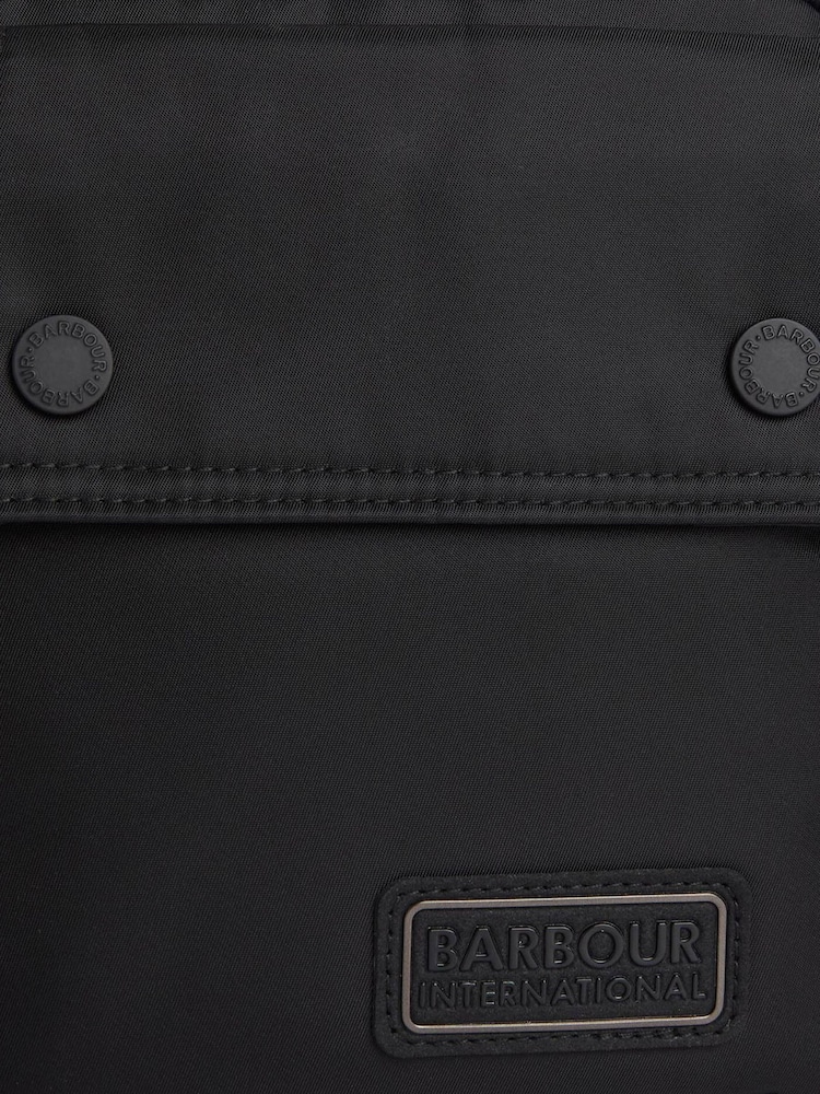 Barbour® International Black Daleson Cross-Body Bag - Image 6 of 6