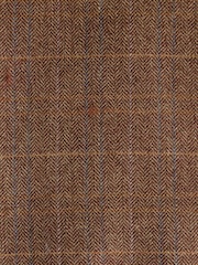 Rūdžių ruda - N. Premium Tailored Fit Wool Blend Trimmed Check Suit Waistcoat - 7 paveikslėlis iš 9