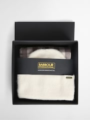 Barbour® International Brown Kemora Beanie & Scarf Gift Set - Image 6 of 6