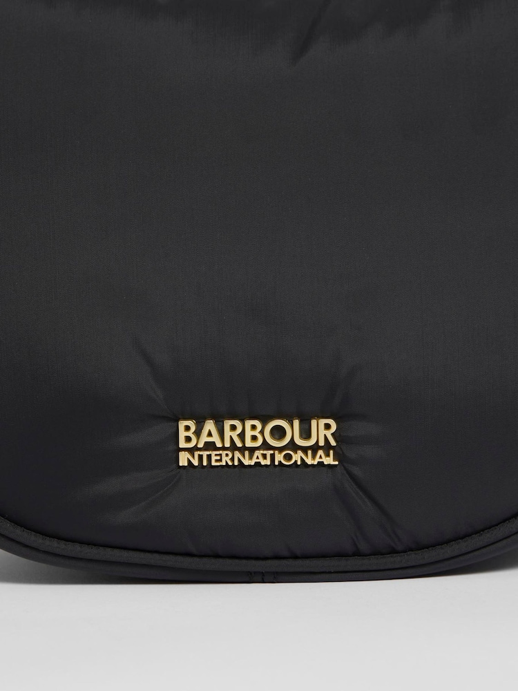 Barbour® International Black Monaco Sling Bag - Image 7 of 7 Barbour® International Black Monaco Sling Bag - Image 7 of 7