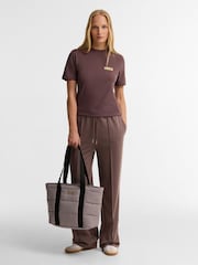 Barbour® International Brown Monaco Check Tote Bag - Image 1 of 2