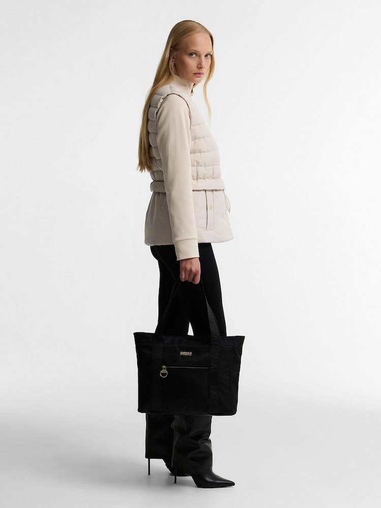 Barbour® International Black Qualify Carry All Tote Bag - Image 2 of 6 Barbour® International Black Qualify Carry All Tote Bag - Image 2 of 6