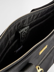 Barbour® International Black Qualify Carry All Tote Bag - Image 5 of 6