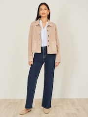 Yumi Natural Canvas Jacket With Patch Pockets - Image 2 of 5