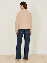 Yumi Natural Canvas Jacket With Patch Pockets - Image 5 of 5