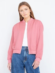 Yumi Pink Relaxed Lightweight Bomber Jacket - Image 4 of 5