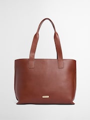 Barbour® Brown Alder Large Leather Tote Bag - Image 1 of 3