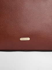 Barbour® Brown Alder Large Leather Tote Bag - Image 3 of 3
