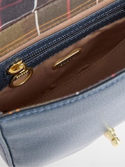 Barbour® Blue Elm Leather Crossbody Bag - Image 4 of 5