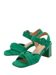 Lotus Green Heeled Sandals - Image 2 of 4