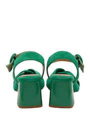 Lotus Green Heeled Sandals - Image 3 of 4