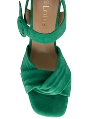 Lotus Green Heeled Sandals - Image 4 of 4