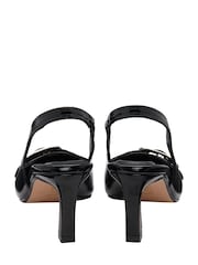 Lotus Black Slingback Shoes - Image 3 of 4