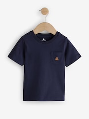 Marineblauw en wit - Gap 3 Verpakking van T-shirts met korte mouwen en Brannan Bear-borduurwerk (6 mths) - 5yrs) (6mths-5yrs) - Afbeelding 2 van 7
