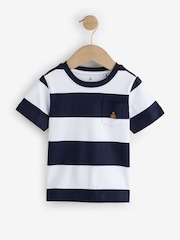 Marineblauw en wit - Gap 3 Verpakking van T-shirts met korte mouwen en Brannan Bear-borduurwerk (6 mths) - 5yrs) (6mths-5yrs) - Afbeelding 4 van 7