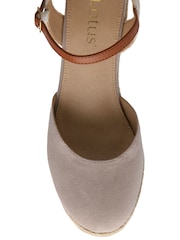 Lotus Nude Wedge Espadrille Shoes - Image 4 of 4
