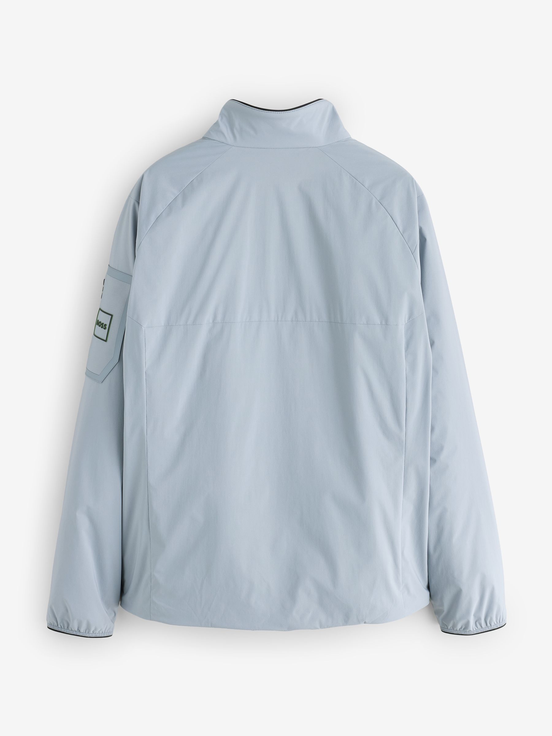 Buy BOSS Grey Regular-Fit Logo Zip Through Jacket from Next USA
