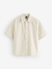BOSS Natural Lakith Relaxed-Fit Textured Shirt - Image 1 of 1