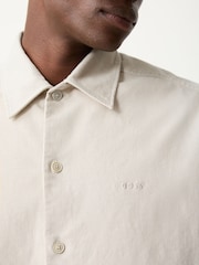 BOSS Natural Lakith Relaxed-Fit Textured Shirt - Image 4 of 5