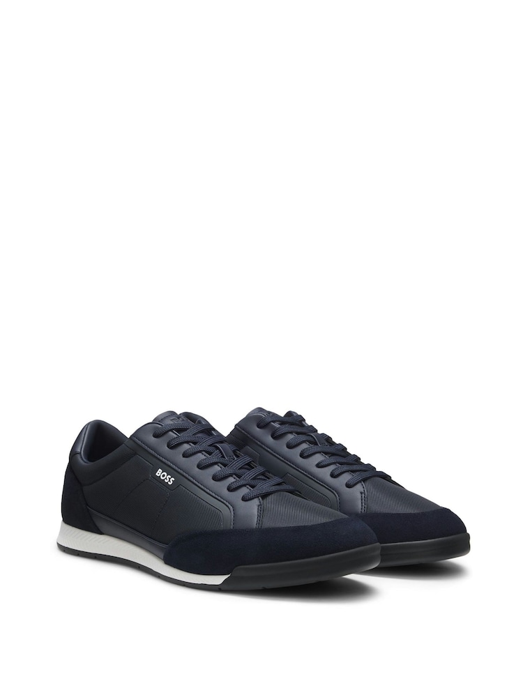 Azul marino - Zapatillas deportivas con el logotipo de BOSS Aiden - Imagen 1 de 2 Azul marino - Zapatillas deportivas con el logotipo de BOSS Aiden - Imagen 1 de 2