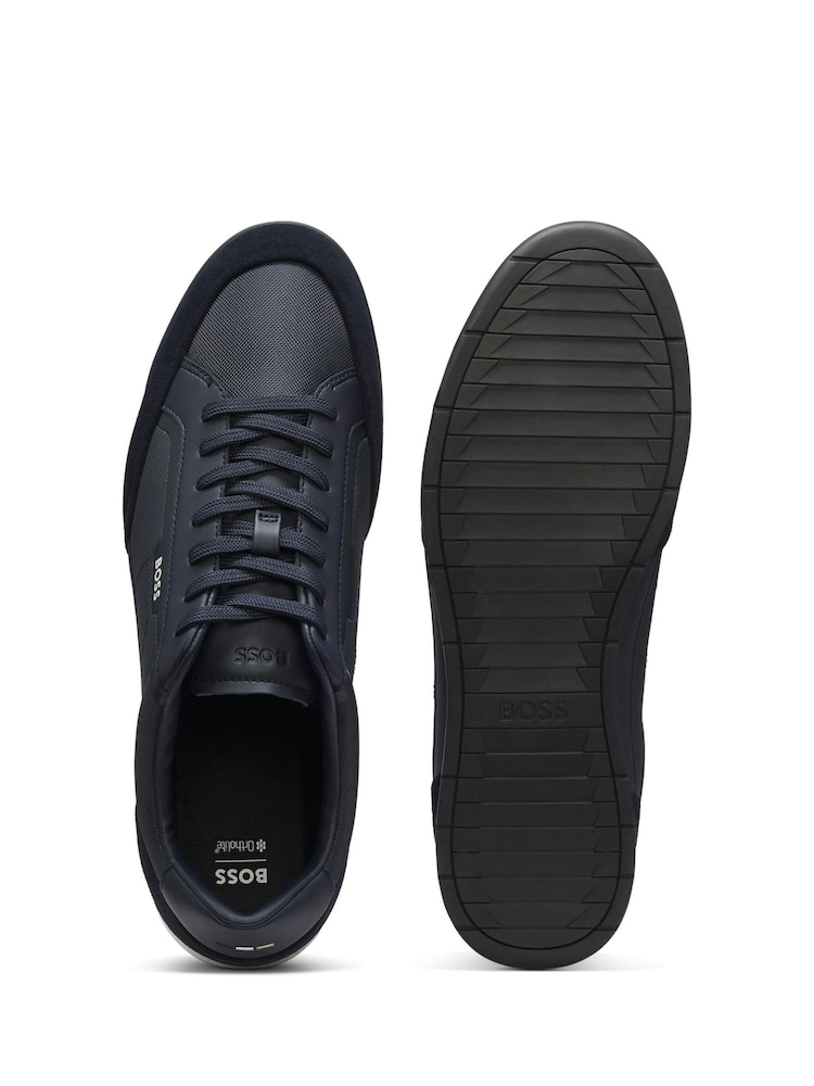 Azul marino - Zapatillas deportivas con el logotipo de BOSS Aiden - Imagen 2 de 2 Azul marino - Zapatillas deportivas con el logotipo de BOSS Aiden - Imagen 2 de 2