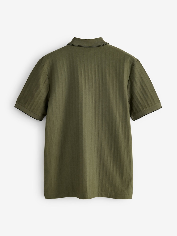 BOSS Green Regular Fit Parlay Polo Shirt - Image 6 of 6
