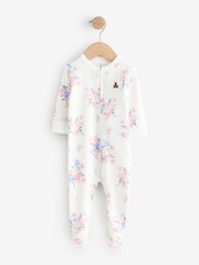 Gap Pink Floral and Stripe 3 Pack Baby Sleepsuit (0-12mths) - Image 2 of 11