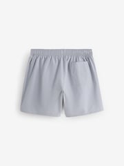 BOSS Grey Iconic Side Stripe Logo Swim Shorts - Image 2 of 2