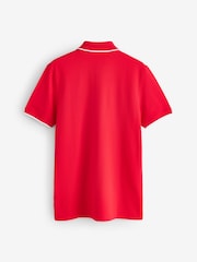 HUGO Red Dinoso Regular-Fit Logo Tipped Polo Shirt - Image 2 of 2