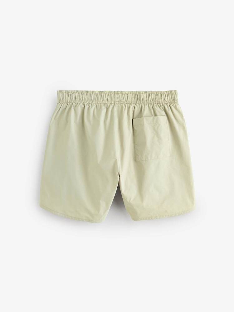 BOSS Natural Iconic Side Stripe Logo Swim Shorts - Image 5 of 5 BOSS Natural Iconic Side Stripe Logo Swim Shorts - Image 5 of 5