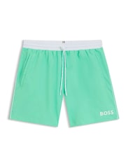 Verde - Shorts de baño de secado rápido estrella de mar de BOSS - Imagen 1 de 1