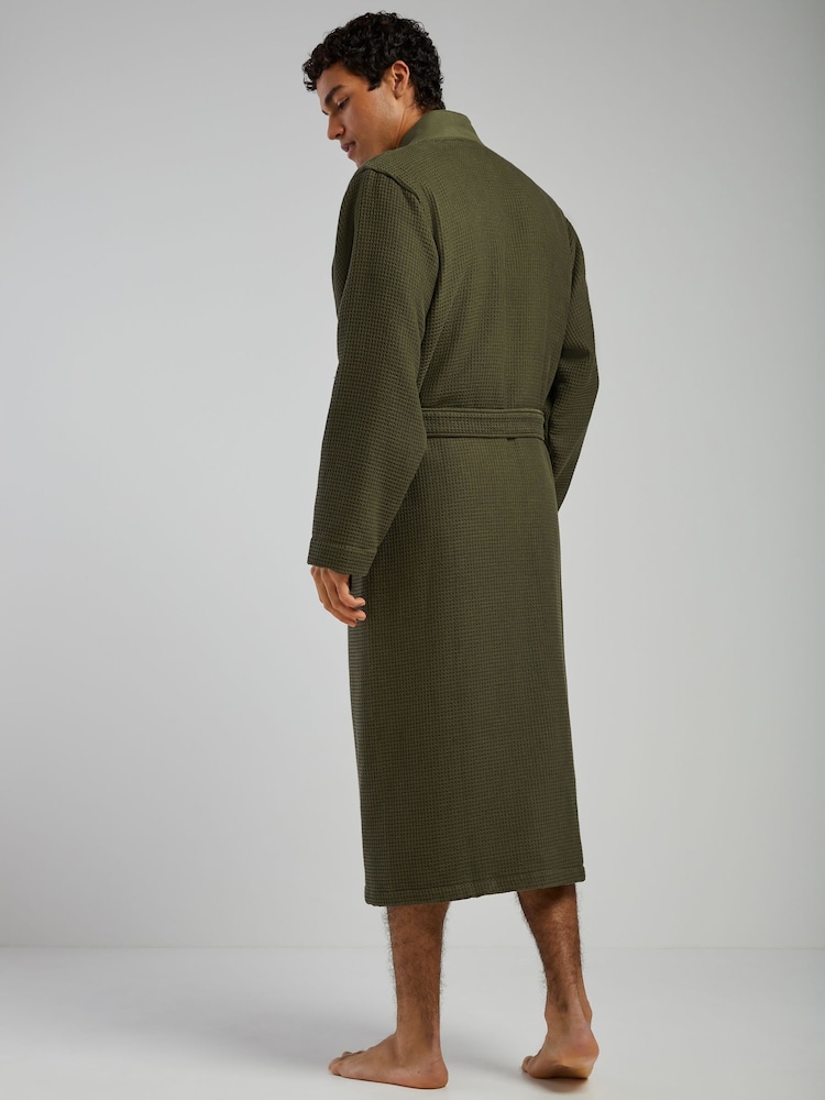 BOSS Green Waffle Logo Robe - Image 2 of 3