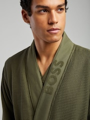 BOSS Green Waffle Logo Robe - Image 3 of 3