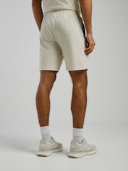 BOSS White Regular Fit Logo Shorts - Image 3 of 4