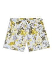 BOSS Yellow Piranha Printed Swim Shorts - Image 6 of 6