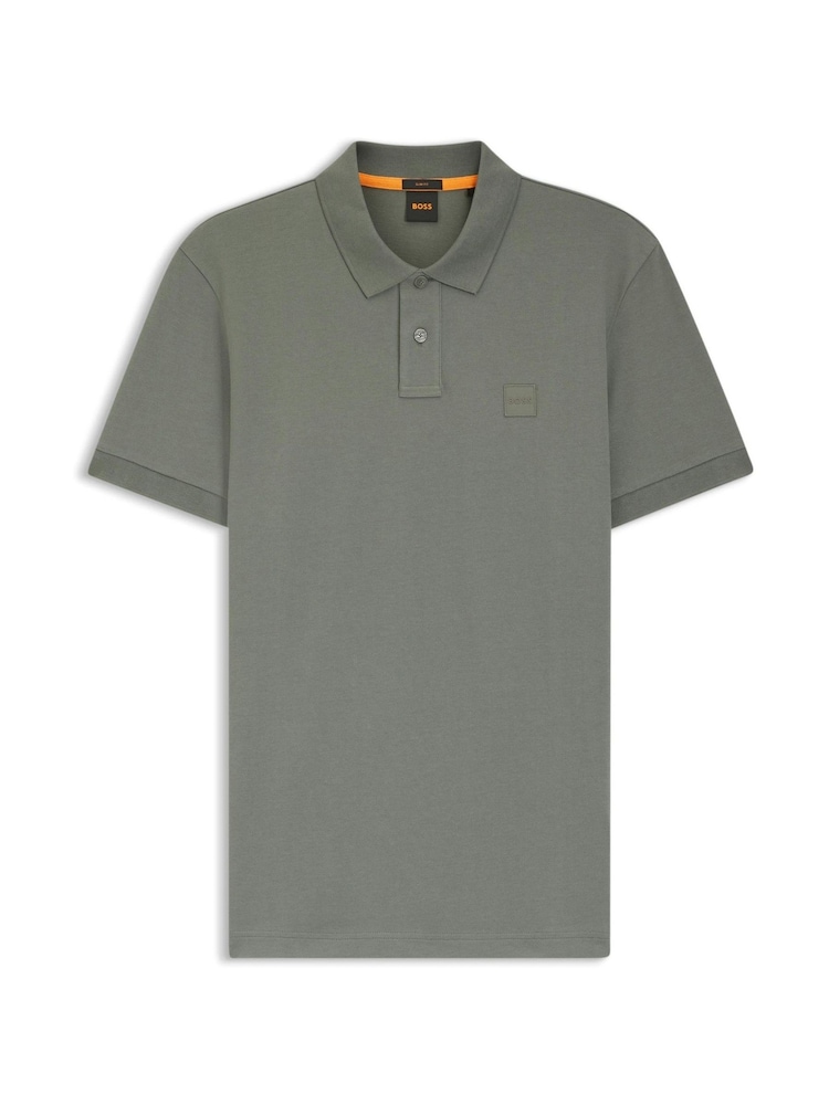 BOSS Green Slim Fit Passenger Box Logo Polo Shirt - Image 1 of 1