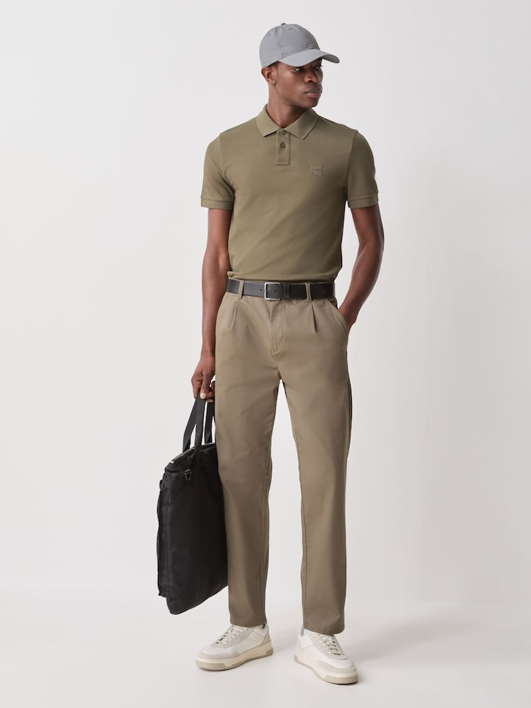 BOSS Green Slim Fit Passenger Box Logo Polo Shirt - Image 2 of 5 BOSS Green Slim Fit Passenger Box Logo Polo Shirt - Image 2 of 5
