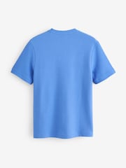 Azul - Camiseta HUGO Austin con logo de Tela waffle - Imagen 5 de 5