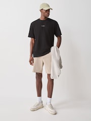 Negro - Camiseta holgada con logo de Boss - Imagen 2 de 5