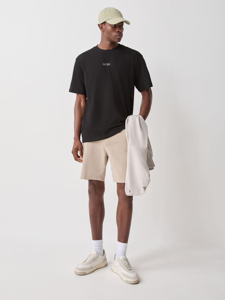 Negro - Camiseta holgada con logo de Boss - Imagen 2 de 5