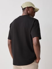 Negro - Camiseta holgada con logo de Boss - Imagen 3 de 5