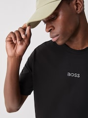 Negro - Camiseta holgada con logo de Boss - Imagen 4 de 5