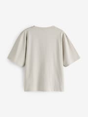 BOSS Natural Enis Short Sleeve Logo T-Shirt - Image 2 of 2