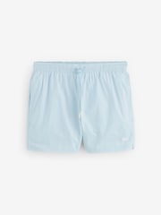 BOSS Blue Printed Logo Swim Shorts - Image 1 of 1