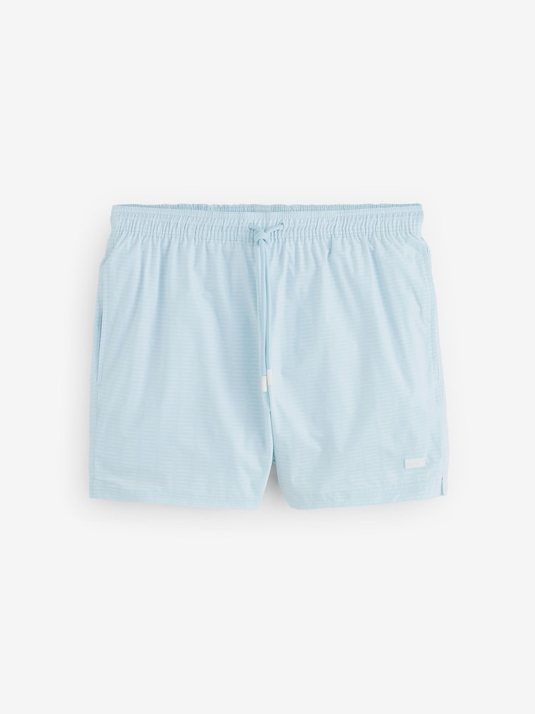 BOSS Blue Printed Logo Swim Shorts - Image 1 of 1 BOSS Blue Printed Logo Swim Shorts - Image 1 of 1